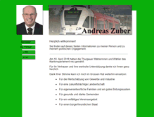 Tablet Screenshot of andreas-zuber.ch